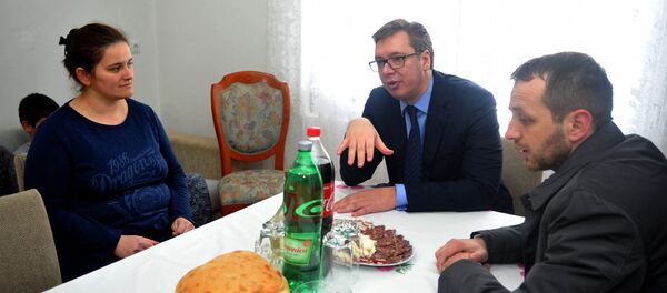 Vučić u Vrginmostu - Sputnik Srbija