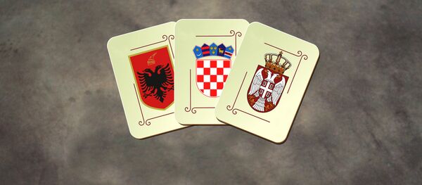 Albanija, Hrvatska, Srbija - ilustracija - Sputnik Srbija