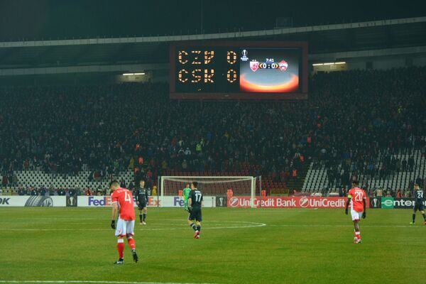 Utakmica Crvena zvezda - CSKA Utakmica Crvena zvezda - CSKA - Sputnik Srbija