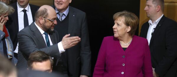 Мартин Шилц и Анегла Меркел Мартин Шилц и Анегла Меркел - Sputnik Србија