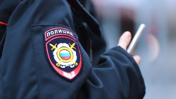 Amblem na uniformi pripadnika ruske policije - Sputnik Srbija