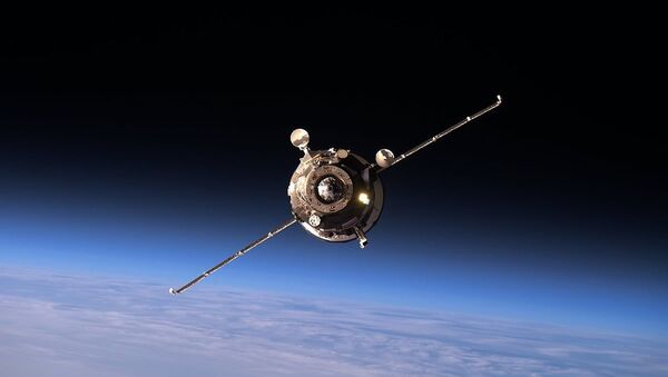 Теретни свемирски брод Прогрес МС-02 приближава се Међународној свемирској станици - Sputnik Србија
