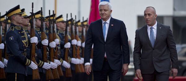 Duško Marković i Ramuš Haradinaj Duško Marković i Ramuš Haradinaj - Sputnik Srbija