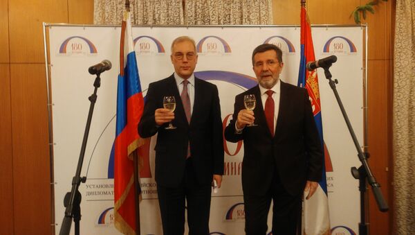 Obeležavanje Dana državnosti Srbije u ambasadi Srbije u Moskvi - Sputnik Srbija