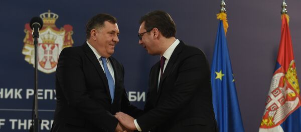 Милорад Додик и Александар Вучић - Sputnik Србија