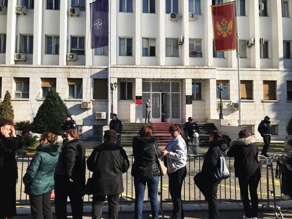 Протест мајки у Подгорици 16.02.2018. Протест мајки у Подгорици 16.02.2018. - Sputnik Србија