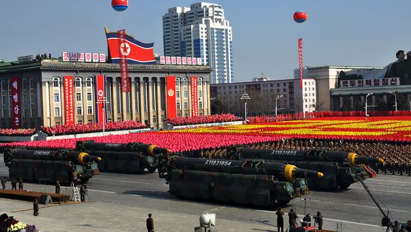 Војна парада у Пјонгјангу, Северна Кореја - Sputnik Србија