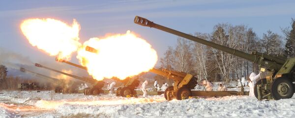 Паљба из хаубица на тактичким вежбама Источног војног округа Паљба из хаубица на тактичким вежбама Источног војног округа - Sputnik Србија