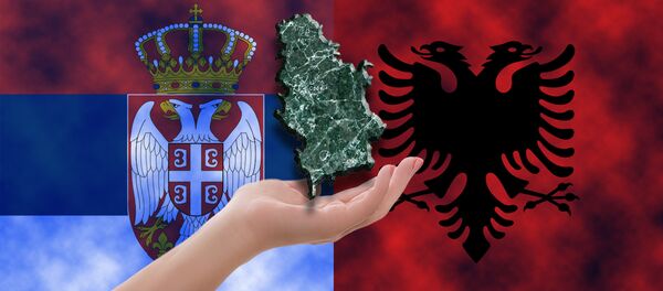 Србија Албанија - илустрација - Sputnik Србија