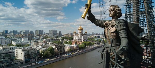 Споменик руској флоти у Москви Споменик руској флоти у Москви - Sputnik Србија