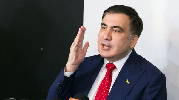 Бивши председник Грузије Михаил Сакашвили у Варшави - Sputnik Србија
