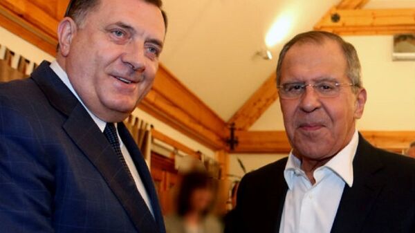 Milorad Dodik i Sergej Lavrov - Sputnik Srbija