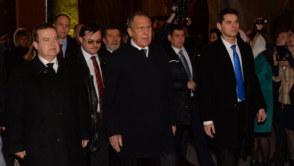Sergej Lavrov ulazi u Hram Svetog Save - Sputnik Srbija