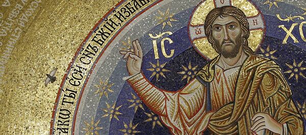 Детаљ прелепе куполе Храма Светог Саве - Sputnik Србија