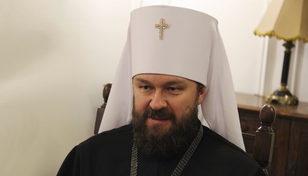 Mitropolit Ilarion: Mi smo predodređeni da budemo zajedno jer smo jednokrvni i jednoverni narodi. Mitropolit Ilarion: Mi smo predodređeni da budemo zajedno jer smo jednokrvni i jednoverni narodi. - Sputnik Srbija
