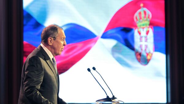 Ministar spoljnih poslova Rusije Sergej Lavrov u Hramu Svetog Save u Beogradu - Sputnik Srbija