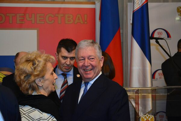 Prestolonaslednik Aleksandar Karađorđević na prijemu povodom Dana zaštitnika otadžbine u Ambasadi Rusije u Beogradu - Sputnik Srbija