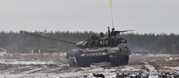 Тенк учесника Тенковског биатлона 2018. у Вороњешској области - Sputnik Србија