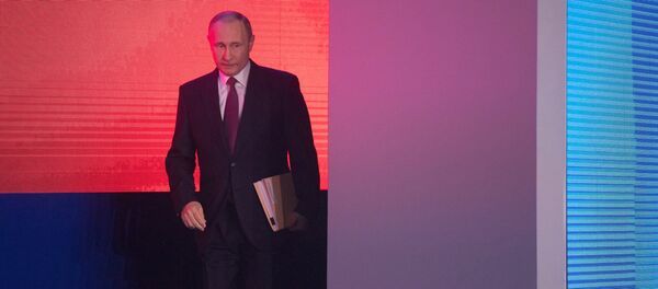 Руски председник Владимир Путин обраћа се Федералној скупштини Руски председник Владимир Путин обраћа се Федералној скупштини - Sputnik Србија