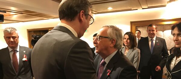 Predsednik Srbije Aleksandar Vučić na sastanku lidera Zapadnog Balkana u Sofiji - Sputnik Srbija