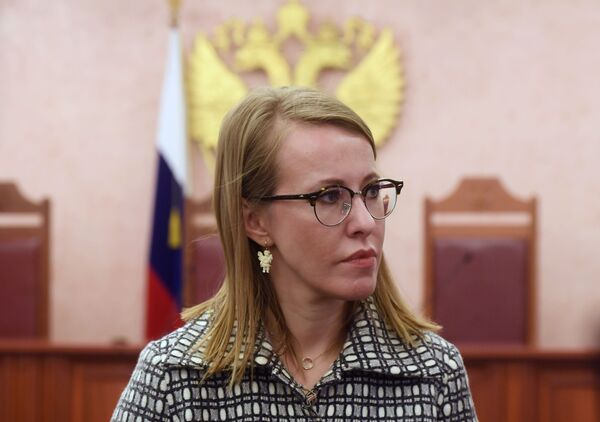Kandidatkinja za predsednika Rusije Ksenija Sobčak - Sputnik Srbija