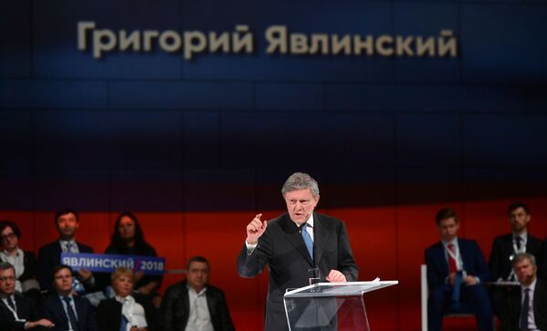 Kandidat za predsednika Rusije Grigorij Javlinski - Sputnik Srbija