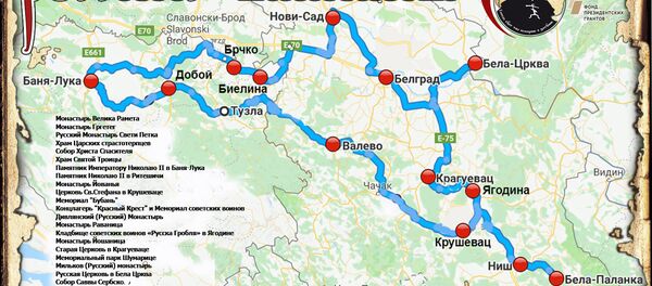 Маршрута културно-историјског ходочашћа „Руски Балкан“ - Sputnik Србија