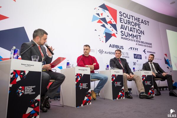 Представљање домаћих иновација, Петар Војиновић -Танго Сикс, Милорад Матић -Аеро Ист Јуроп, Предраг Матејић -ЕДЕПРО и Петар Матуновић -Композит Технолоци Тим. - Sputnik Србија