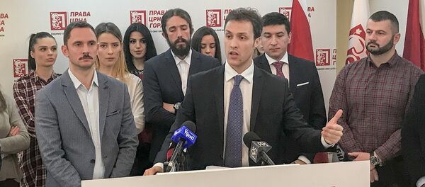 Лидер Праве Црне Горе Марко Милачић - Sputnik Србија