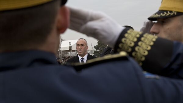 Ramuš Haradinaj i vojska tzb. Kosova - Sputnik Srbija