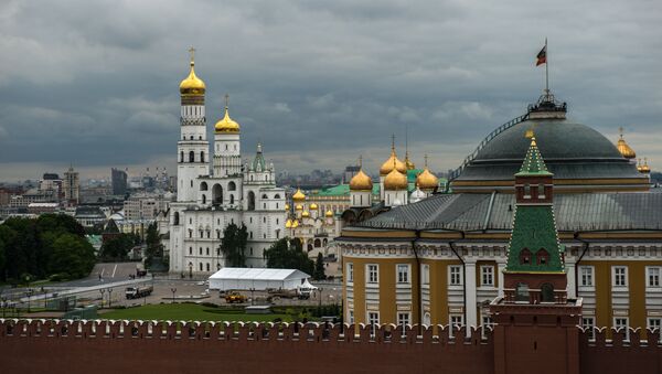 Вид на Колокольню Ивана Великого в Москве - Sputnik Србија