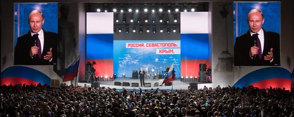 Председник Русије Владимир Путин обраћа се становницима Крима Председник Русије Владимир Путин обраћа се становницима Крима - Sputnik Србија