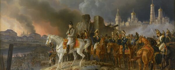 Наполеон пред спаљеном Москвом - Sputnik Србија