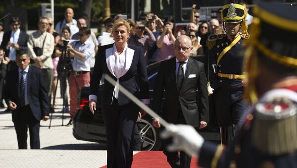 Predsednica Hrvatske Kolinda Grabar Kitarović u poseti Argentini - Sputnik Srbija