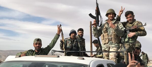 Sirijski vojnici u Istočnoj Guti - Sputnik Srbija