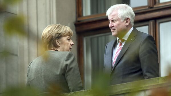 Kancelarka Nemačke Angela Merkel i ministar unutrašnjih poslova Zehofer - Sputnik Srbija