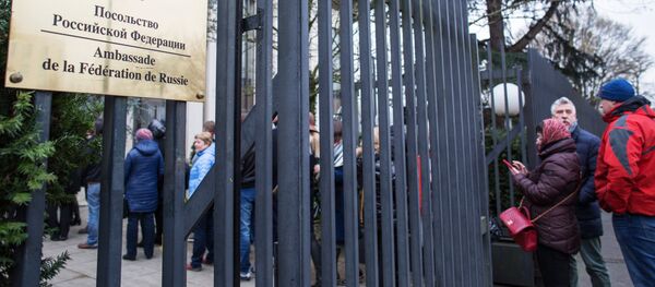 Гласање на изборима за председника Русије у Украјини - Sputnik Србија