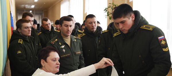 Питомци војне академије у Тјумену - Sputnik Србија