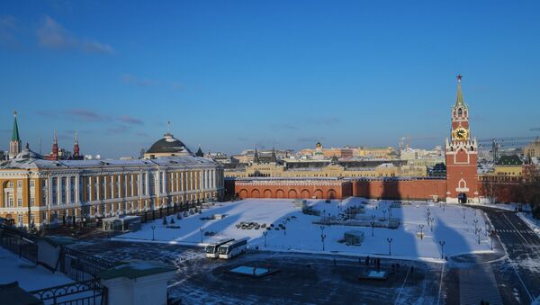 Поглед на московски Кремљ са звоника Ивана Грозног. - Sputnik Србија