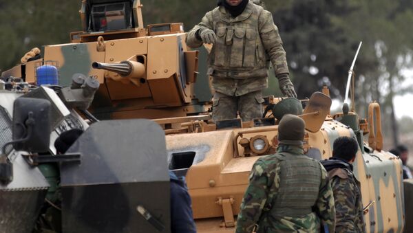 Turska vojska i sirijski pobunjenici - Sputnik Srbija