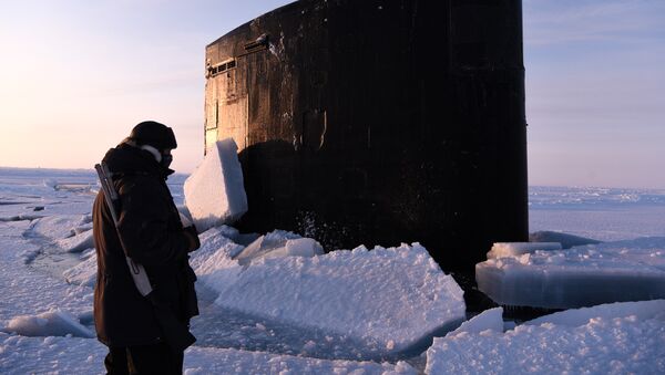Подморница америчке морнарице Хартфорд на војној вежби ICEX 2018. на Арктику - Sputnik Србија