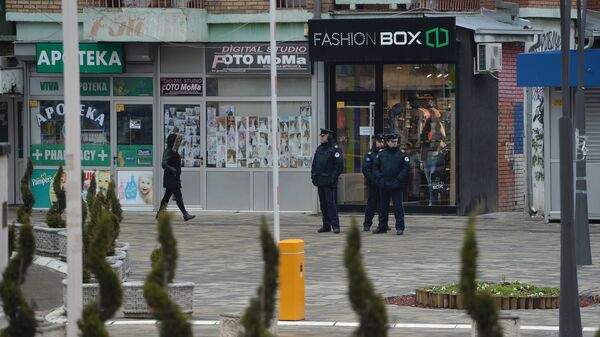 Policija tzv. Kosova u Kosovskoj Mitrovici - Sputnik Srbija