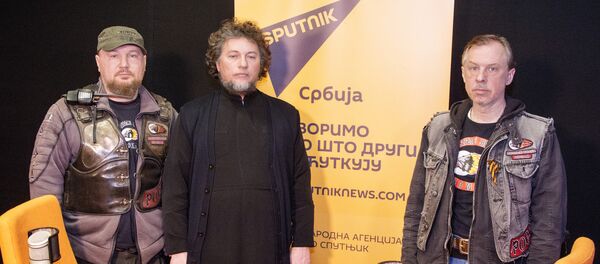 Ноћни вукови у посети Спутњику - Sputnik Србија