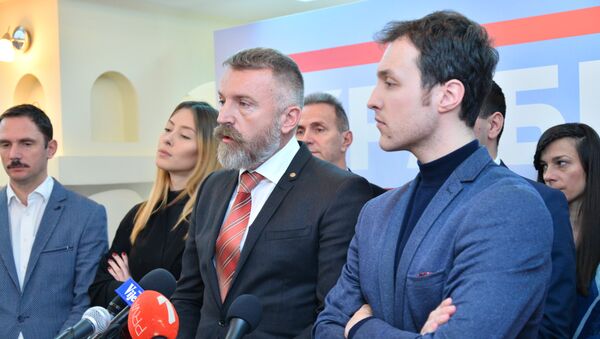 Počasni ruski konzul Boro Đukić i Marko Milačić - Sputnik Srbija
