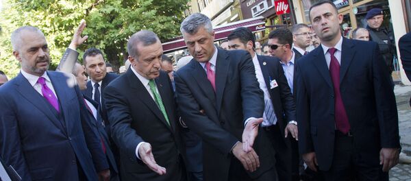Реџеп Тајип Ердоган и Хашим Тачи - Sputnik Србија
