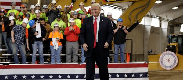 Говор Доналда Трампа о инфраструктури у Ричфилду, Охајо. Говор Доналда Трампа о инфраструктури у Ричфилду, Охајо. - Sputnik Србија