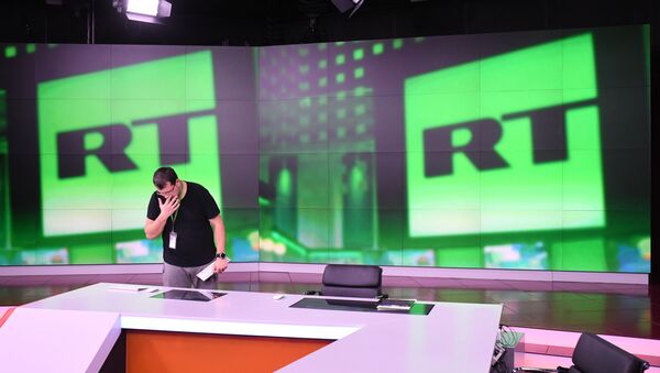 Студио телевизије Russia Today у Москви - Sputnik Србија