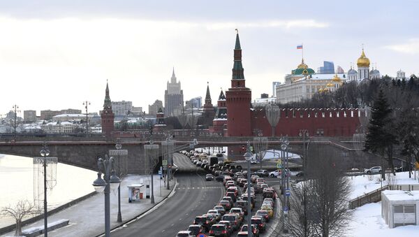 Московски Кремљ и обала реке Москве - Sputnik Србија