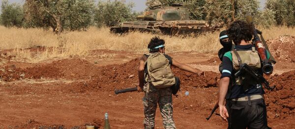 Милитанти у Источној Гути Милитанти у Источној Гути - Sputnik Србија