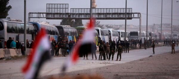 Civilno stanovništvo napušta Istočnu Gutu - Sputnik Srbija